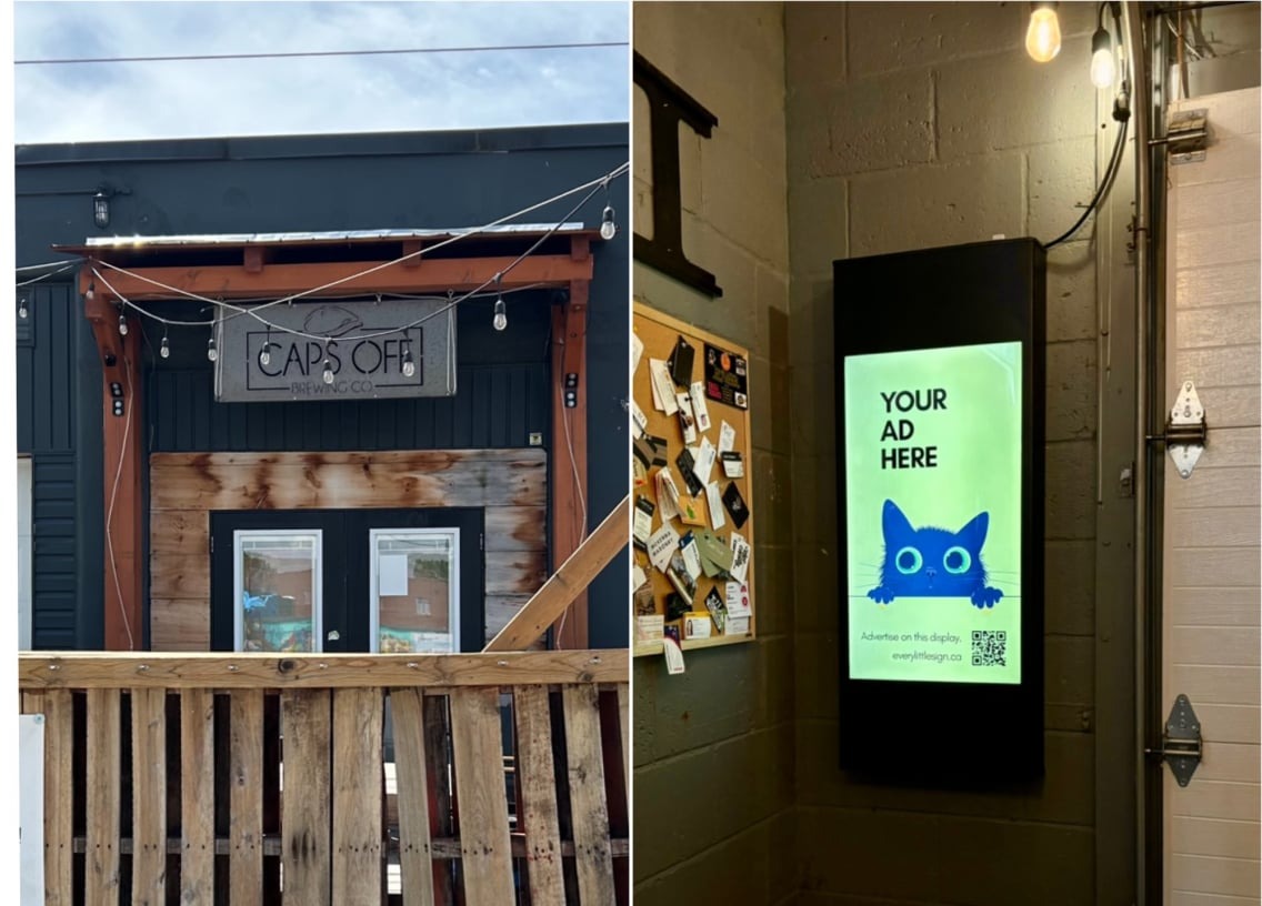 Every Little Sign in Caps Off Brewing